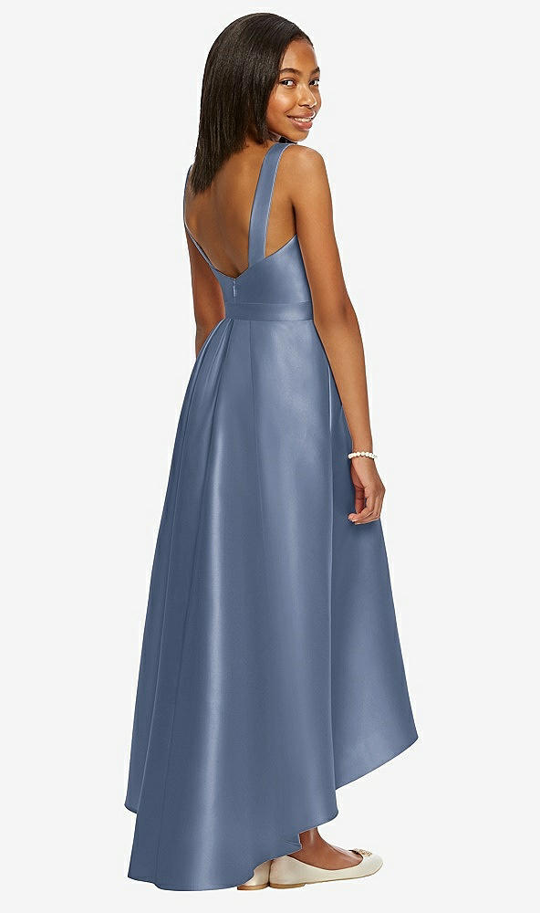 Back View - Larkspur Blue Dessy Collection Junior Bridesmaid JR534