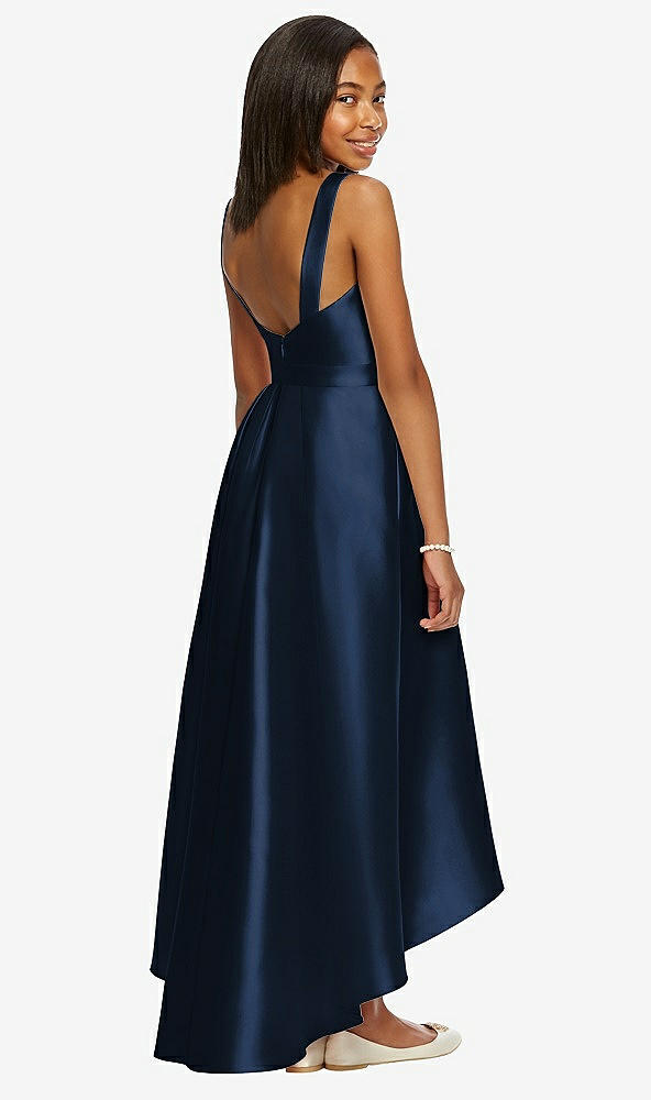 Back View - Midnight Navy Dessy Collection Junior Bridesmaid JR534