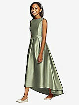 Front View Thumbnail - Sage Dessy Collection Junior Bridesmaid JR534