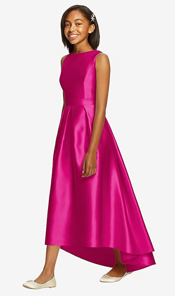 Front View - Think Pink Dessy Collection Junior Bridesmaid JR534