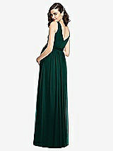 Rear View Thumbnail - Evergreen Sleeveless Notch Maternity Dress