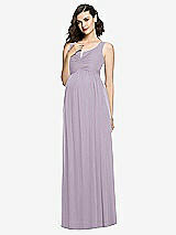 Front View Thumbnail - Lilac Haze Sleeveless Notch Maternity Dress