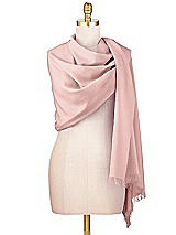 Alt View 1 Thumbnail - Rose - PANTONE Rose Quartz Wedding Pashmina