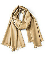 Rear View Thumbnail - Venetian Gold Wedding Pashmina