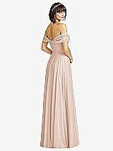 Alt View 2 Thumbnail - Cameo Off-the-Shoulder Draped Chiffon Maxi Dress