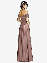 Alt View 2 Thumbnail - Sienna Off-the-Shoulder Draped Chiffon Maxi Dress