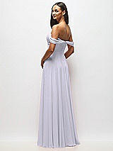 Alt View 5 Thumbnail - Silver Dove Off-the-Shoulder Draped Chiffon Maxi Dress