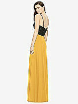 Rear View Thumbnail - NYC Yellow Chiffon Maxi Skirt