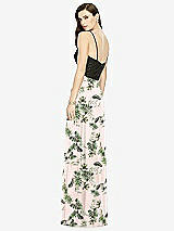 Rear View Thumbnail - Palm Beach Print Chiffon Maxi Skirt