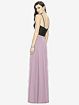 Rear View Thumbnail - Suede Rose Chiffon Maxi Skirt