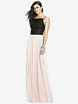 Front View Thumbnail - Blush Chiffon Maxi Skirt