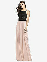 Front View Thumbnail - Cameo Chiffon Maxi Skirt