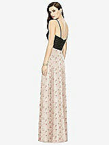 Rear View Thumbnail - Coquette Floral Print Chiffon Maxi Skirt