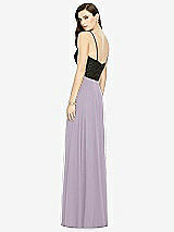 Rear View Thumbnail - Lilac Haze Chiffon Maxi Skirt