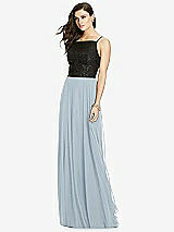 Front View Thumbnail - Mist Chiffon Maxi Skirt