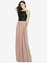 Front View Thumbnail - Neu Nude Chiffon Maxi Skirt