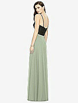 Rear View Thumbnail - Sage Chiffon Maxi Skirt