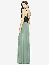 Rear View Thumbnail - Seagrass Chiffon Maxi Skirt