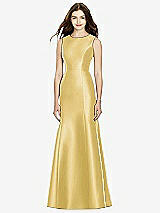 Rear View Thumbnail - Maize Bella Bridesmaids Dress BB106