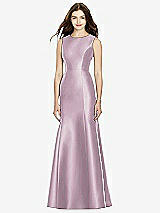 Rear View Thumbnail - Suede Rose Bella Bridesmaids Dress BB106