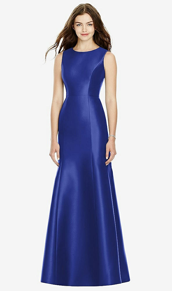 Back View - Cobalt Blue Bella Bridesmaids Dress BB106