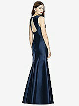 Front View Thumbnail - Midnight Navy Bella Bridesmaids Dress BB106