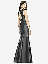 Front View Thumbnail - Pewter Bella Bridesmaids Dress BB106