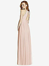 Rear View Thumbnail - Cameo Cutout Open-Back Shirred Halter Maxi Dress