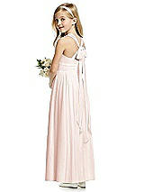 Rear View Thumbnail - Blush Flower Girl Dress FL4054