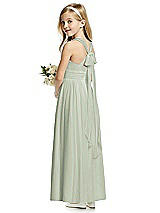 Rear View Thumbnail - Celadon Flower Girl Dress FL4054