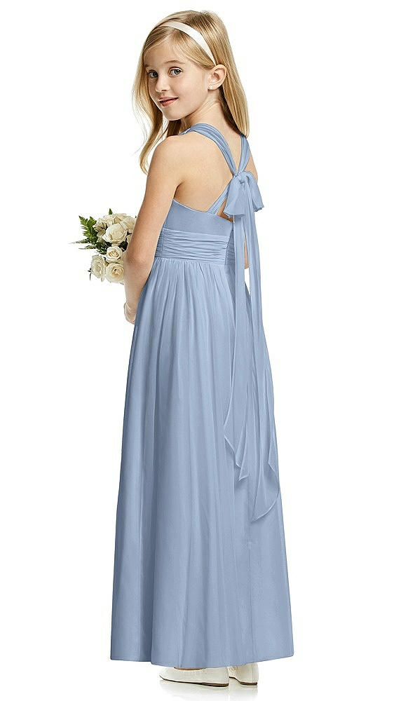 Back View - Cloudy Flower Girl Dress FL4054