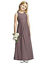 Front View Thumbnail - French Truffle Flower Girl Dress FL4054