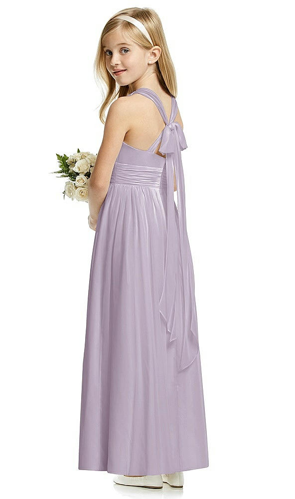 Back View - Lilac Haze Flower Girl Dress FL4054