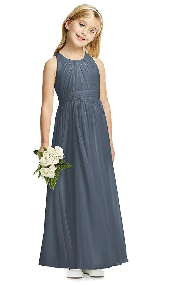 Front View - Silverstone Flower Girl Dress FL4054