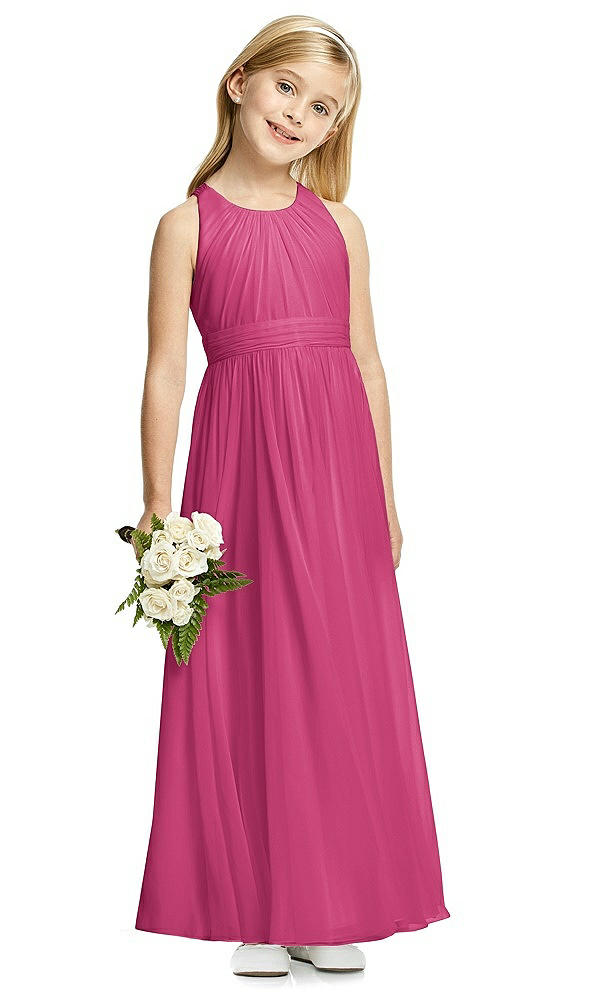 Front View - Tea Rose Flower Girl Dress FL4054