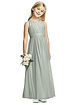 Front View Thumbnail - Willow Green Flower Girl Dress FL4054