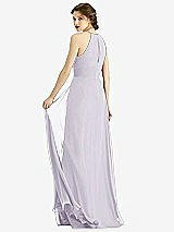 Rear View Thumbnail - Moondance Keyhole Halter Chiffon Maxi Dress