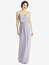 Front View Thumbnail - Moondance V-Neck Blouson Bodice Chiffon Maxi Dress