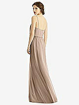 Rear View Thumbnail - Topaz V-Neck Blouson Bodice Chiffon Maxi Dress