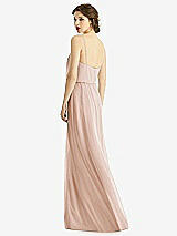 Rear View Thumbnail - Cameo V-Neck Blouson Bodice Chiffon Maxi Dress