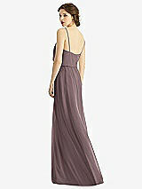 Rear View Thumbnail - French Truffle V-Neck Blouson Bodice Chiffon Maxi Dress