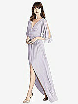 Front View Thumbnail - Moondance Split Sleeve Backless Chiffon Maxi Dress