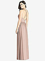 Rear View Thumbnail - Neu Nude Criss Cross Strap Backless Maxi Dress