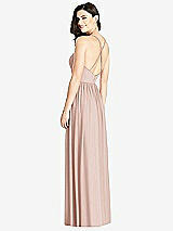 Rear View Thumbnail - Toasted Sugar Criss Cross Strap Backless Maxi Dress