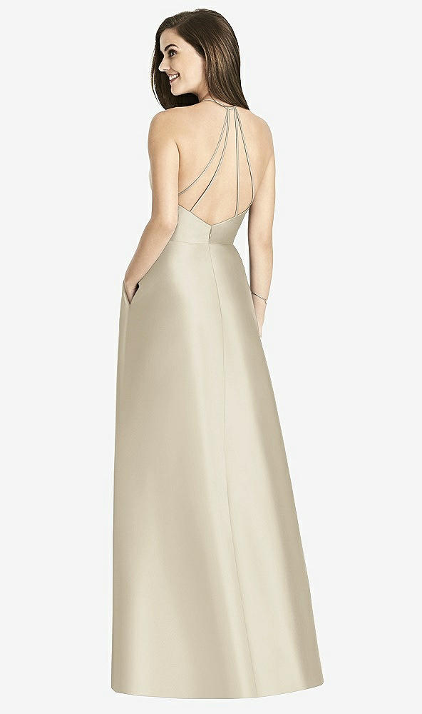 Front View - Champagne Bella Bridesmaids Dress BB115