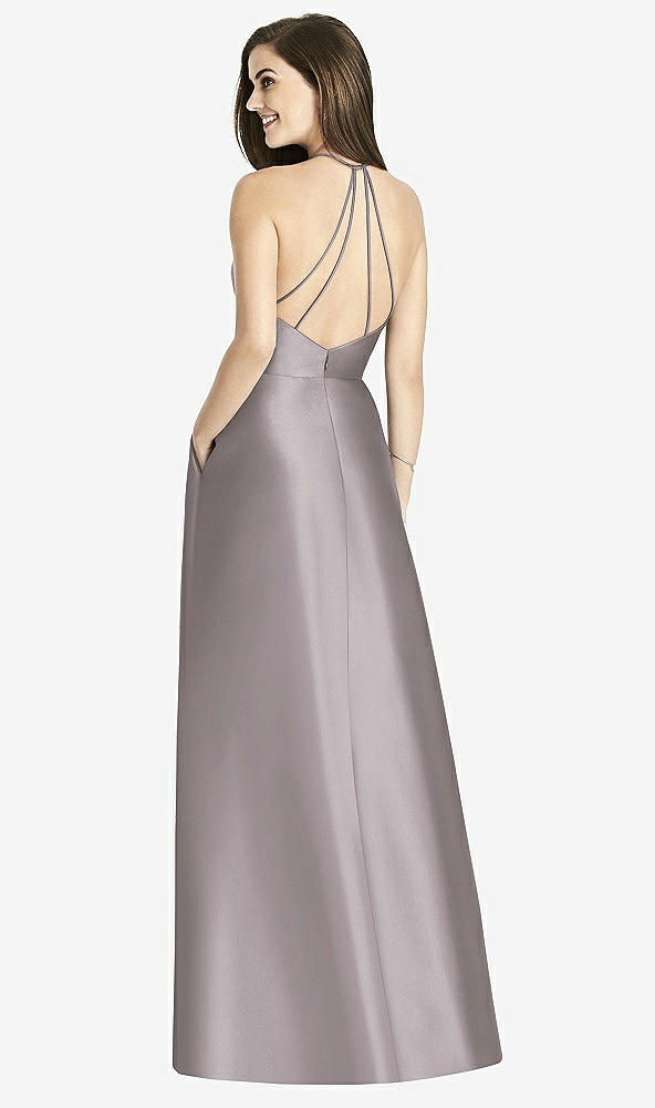 Front View - Cashmere Gray Bella Bridesmaids Dress BB115