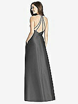 Front View Thumbnail - Gunmetal Bella Bridesmaids Dress BB115