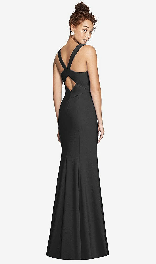 Front View - Black Bella Bridesmaids Dress BB116