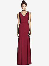 Rear View Thumbnail - Burgundy Bella Bridesmaids Dress BB116