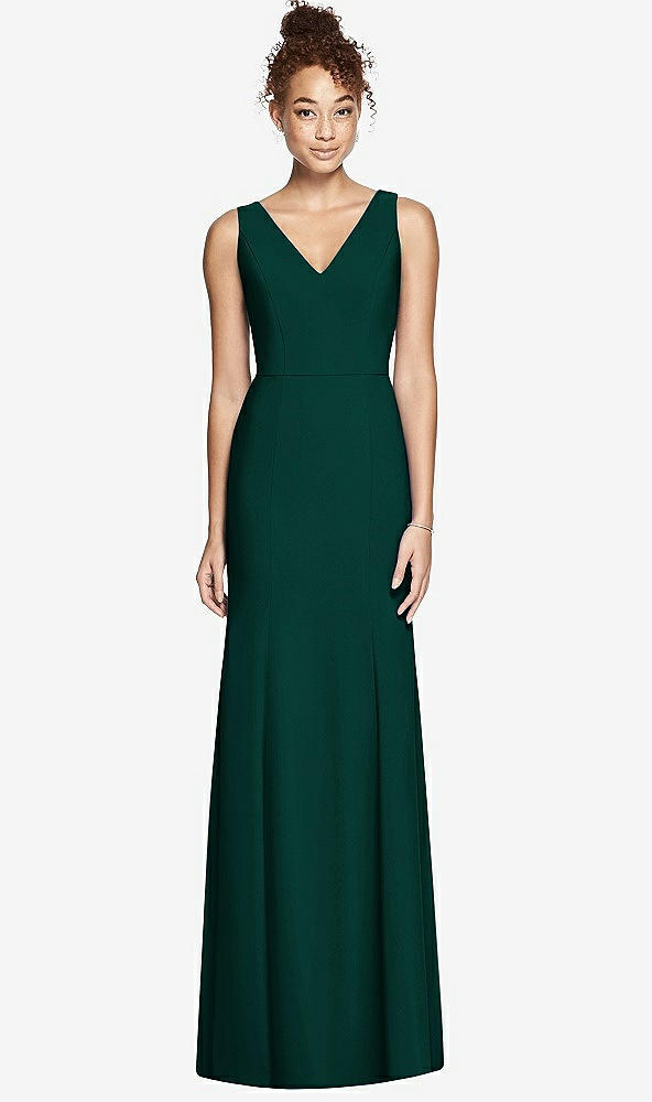 Back View - Evergreen Bella Bridesmaids Dress BB116